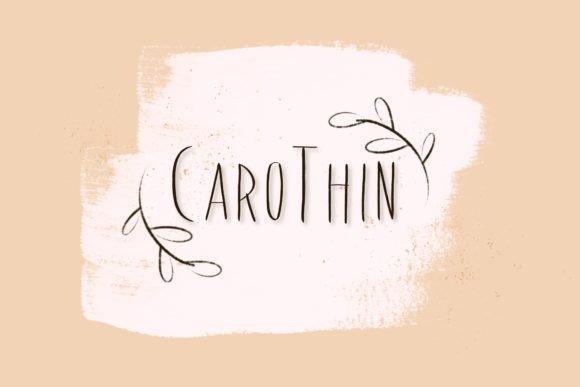 CaroThin: The Script Font That Elevates Digital Brand Experiences