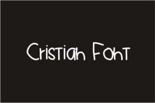 Cristian: A Handwritten Typeface for Editorial Design