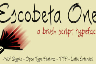 Escobeta One: A Handwritten Typeface for Makers