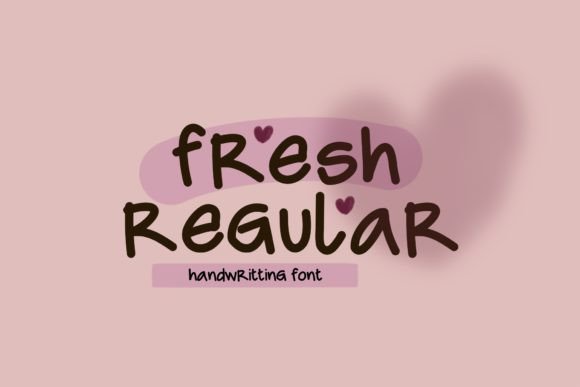 Fresh Regular: The Handwritten Typeface That Polishes Small Business Brands