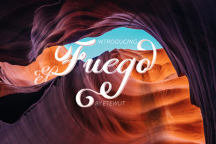 Fuego: The Curvy Script Font for Editorial Design