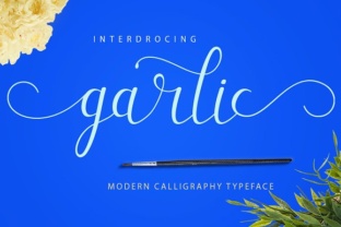 Garlic: A Handwritten Script Font for Authentic Branding