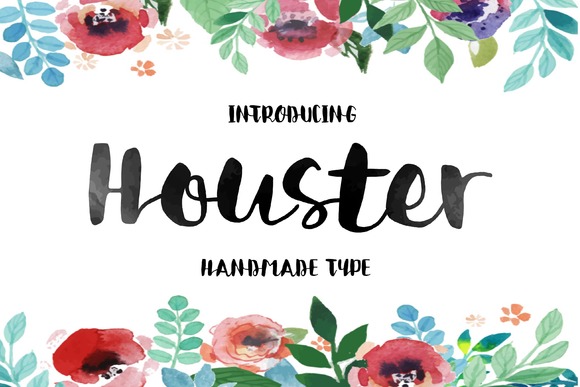 Houster: The Perfect Hand-Lettered Typeface for Campaigns