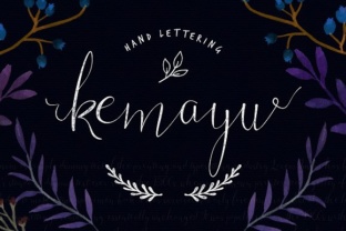 Kemayu: A Hand-Lettered Typeface for Playful Brand Identities