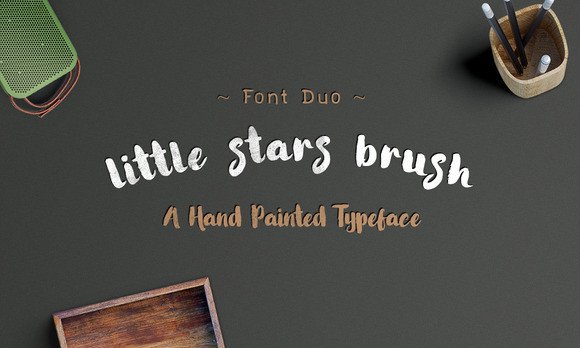 Little Stars Brush: The Perfect Script Font for Handmade Brands