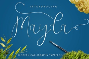 Mayda: The Handwritten Script Font for Beautiful Craft Products