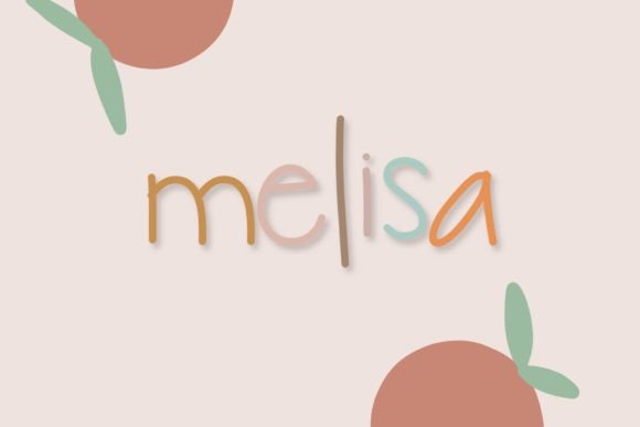 Melisa: A Handwritten Typeface for Editorial Design