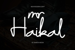 Mr Haikal: A Modern Script Amp Typeface for Editorial Design