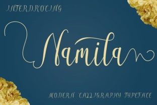 Namila: A Handwritten Script Font for Editorial Design