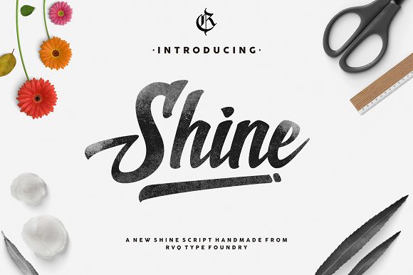 Shine: The Bold Script Font That Elevates Handmade Branding