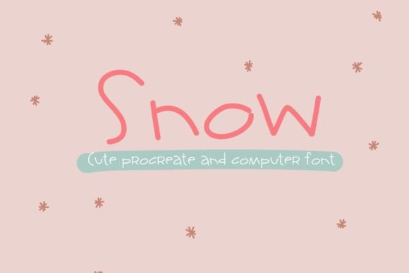 Snow: The Playful Typeface for Modern Digital Design